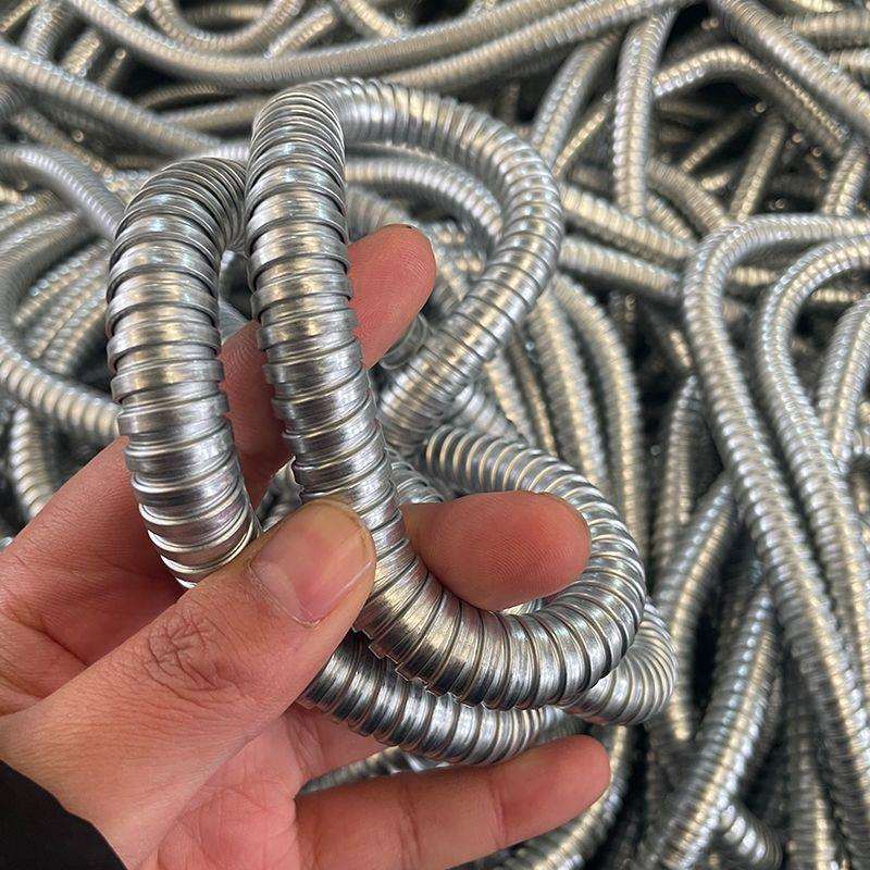 国标热镀锌金属软管波纹管耐高温防生锈护线套管穿线软管蛇皮管