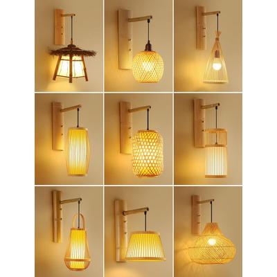 创意艺术中式壁灯墙壁走廊壁挂灯卧室床头复古新中式个性装饰灯