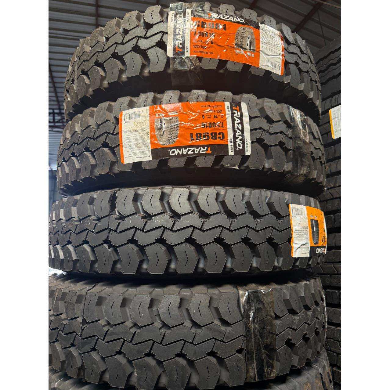 中策全诺卡车轮胎750R16中块花纹全钢丝子午线轮胎14PR 载重耐磨