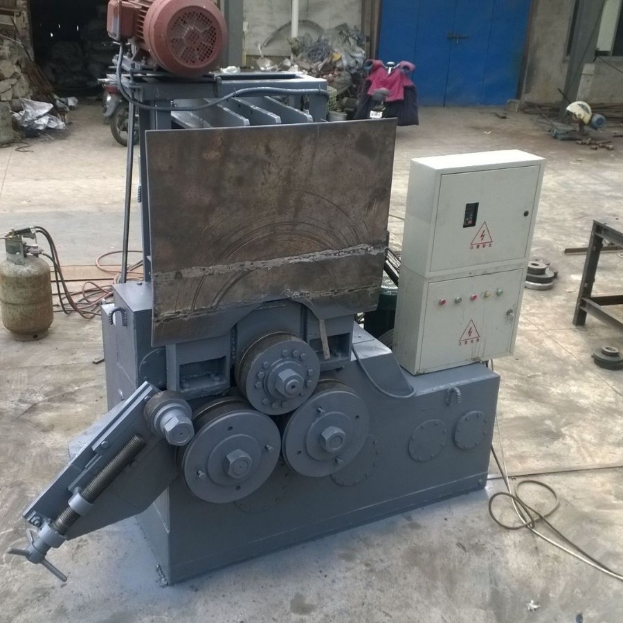 大型方管槽钢液压弯圆机 路灯杆弯弧成型机 桥墩专用63角铁弯圆机