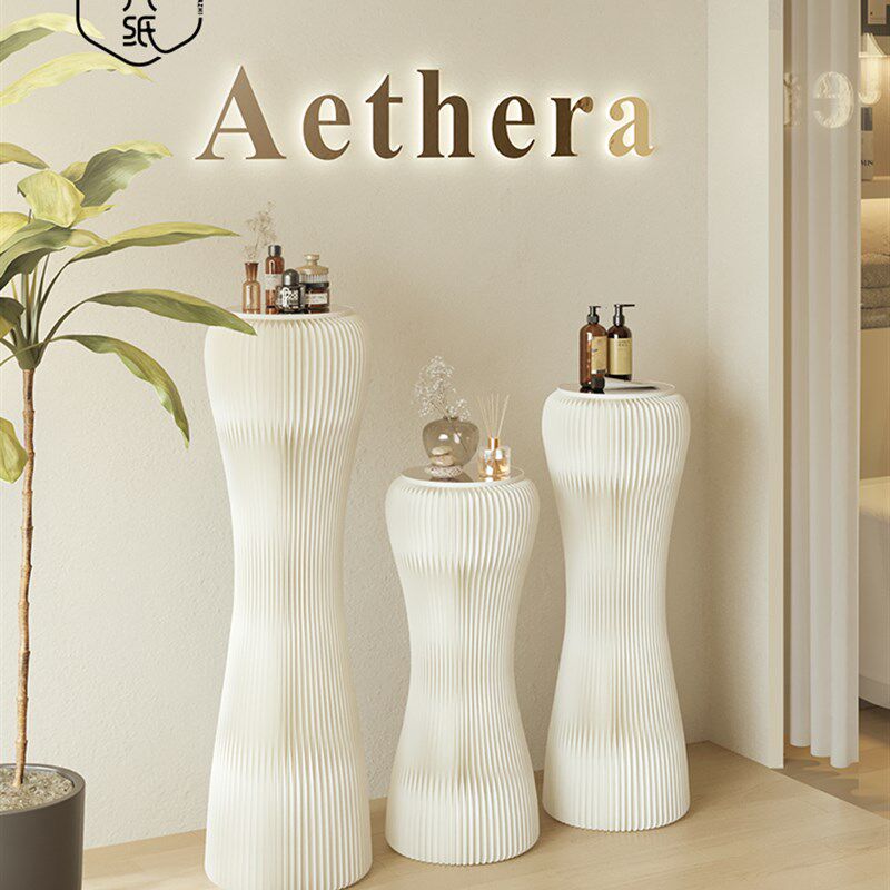 十八纸展示柜美容院展柜s化妆品珠宝货架博物馆陈列柜饰品产品摆