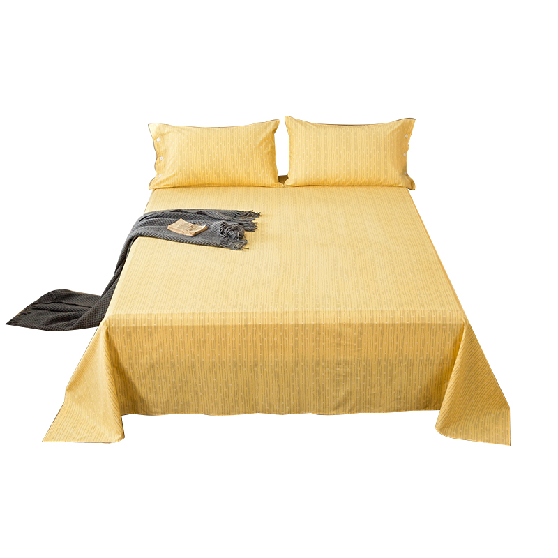 磨毛床单单件纯棉全棉加厚学生宿舍单人儿童三件套双人春秋季被单