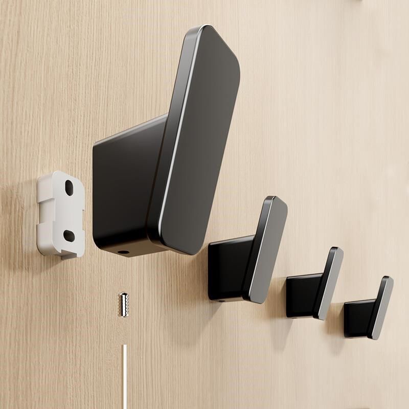 挂钩上墙打孔固定挂衣钩单个进门玄关入户门衣柜包包毛巾高级壁挂