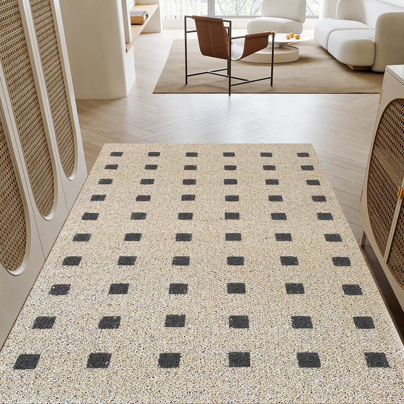 丝圈侘寂风入户门地垫家用户外大门口玄关进门地毯日式防滑蹭脚垫