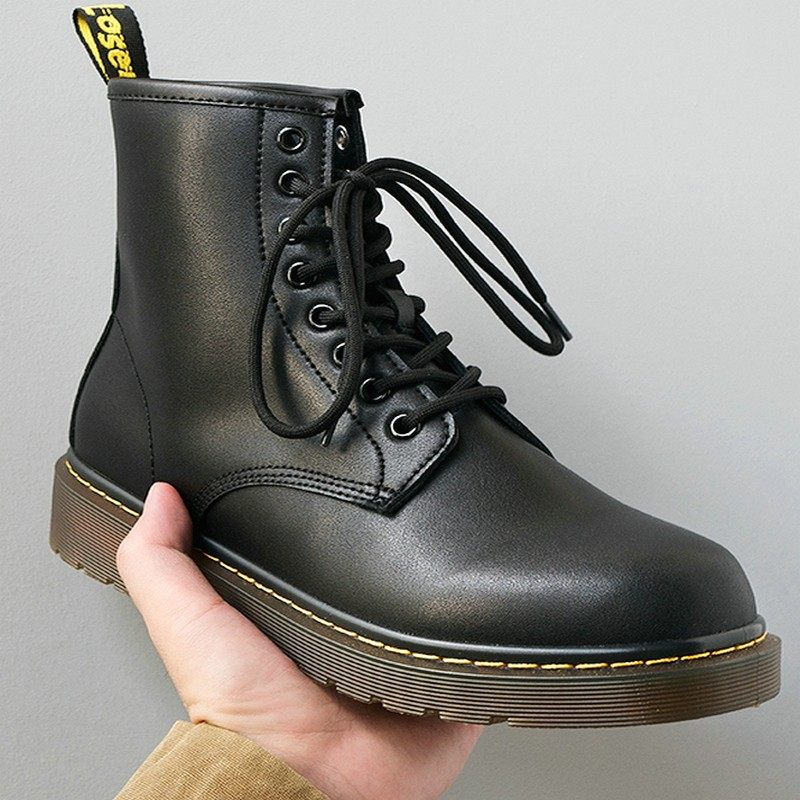 马丁靴男鞋女鞋高帮英伦高筒皮靴黑色经典1460中筒工装中帮短靴子,流行男鞋,马丁靴,淘宝优惠券,粉丝福利购,淘宝优惠卷