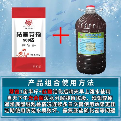 500亿枯草芽孢杆菌水产养殖池塘净水肥水分解有机质有害裸甲绿藻