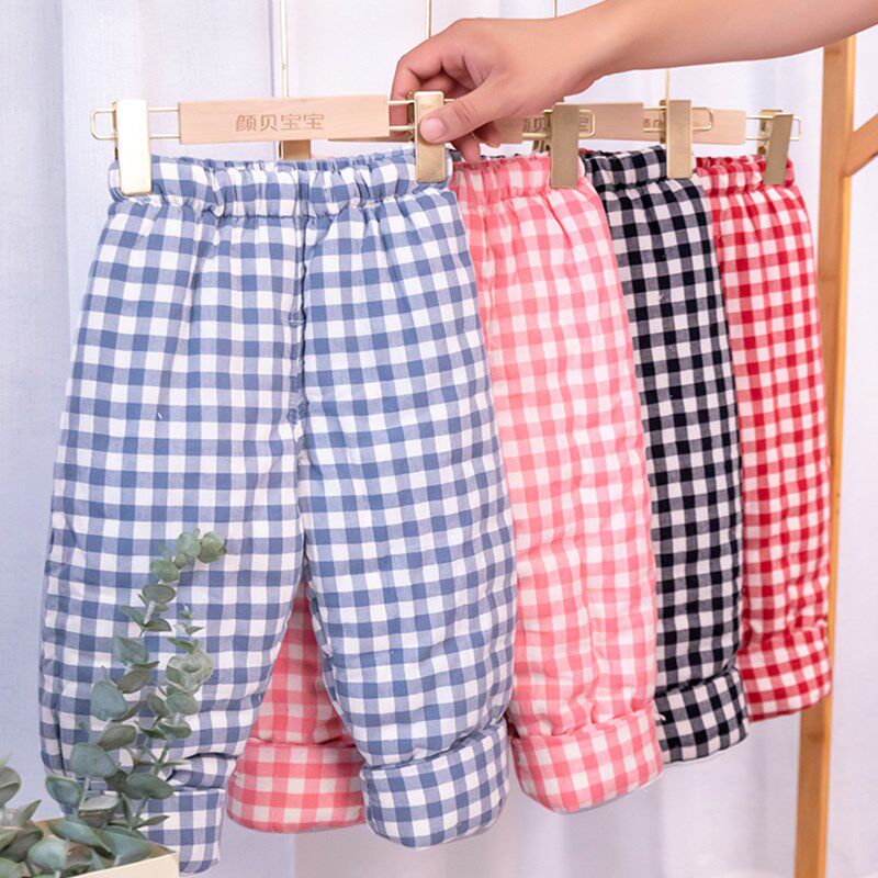 宝宝手工棉衣男童棉裤q儿童棉花棉袄内胆加厚棉服外出棉服格子套