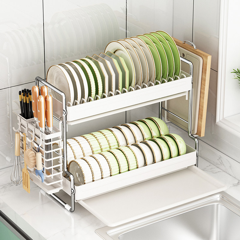 厨房碗架置物架多功能碗盘收纳盒家用碗筷碗柜放碗碟沥水收纳架子,厨房/烹饪用具,碗架,淘宝优惠券,粉丝福利购,淘宝优惠卷
