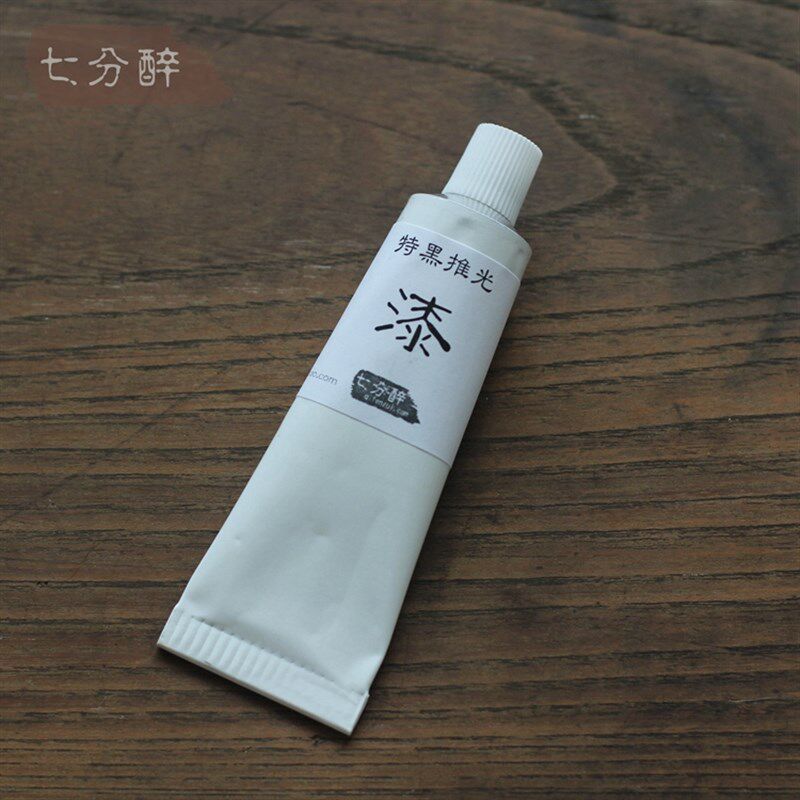 特黑推光漆,天然大漆 土漆 国漆 金缮,T漆艺 七分醉制