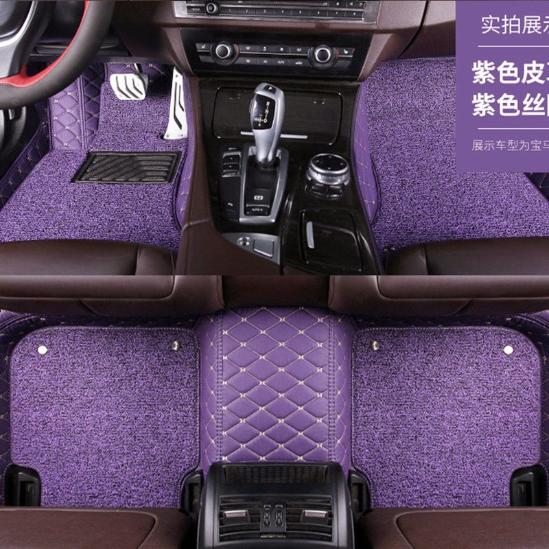 荣威ei6脚垫全包双层改装 荣威ei6汽车脚垫全包围专用丝圈大包围