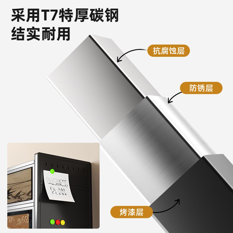 厨房钢制多功能置物架落地多层微波炉三层柜收纳柜靠墙一体储物柜
