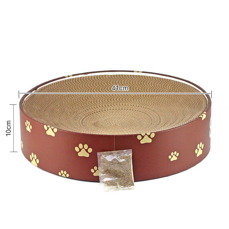 猫抓板瓦楞纸猫窝纸箱猫咪磨爪器耐磨宠物用品Q猫碗型猫爪板猫抓