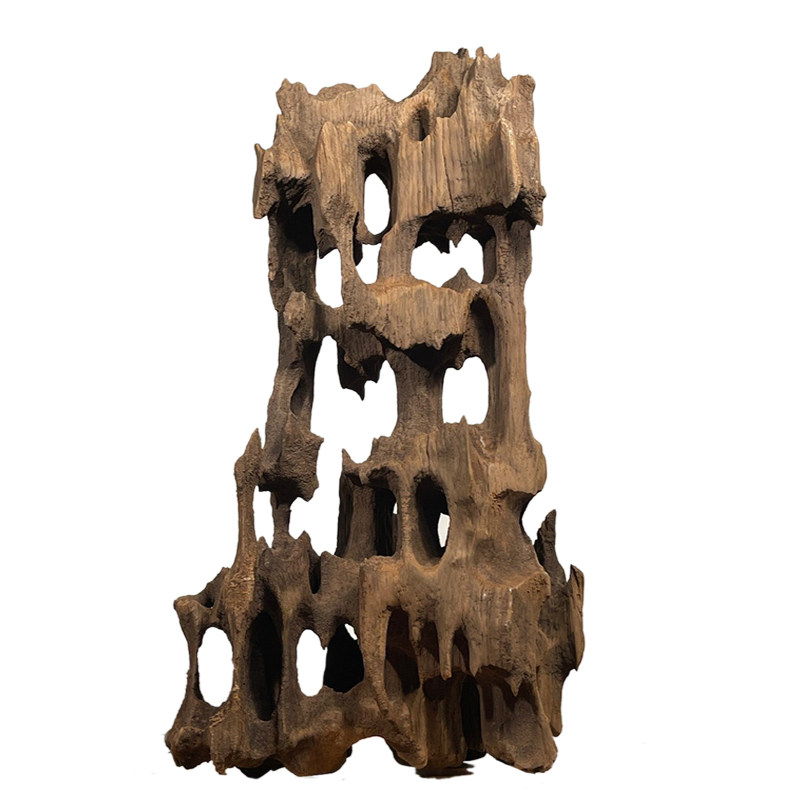 二马蜂窝木虾木镂空躲避屋 中小型小号沉木 鱼缸造景雨林多孔定植