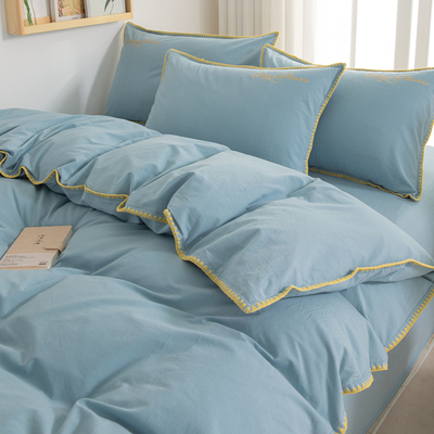 被套单件100全棉被罩1米5宿舍150x200单人200x230双人220x240