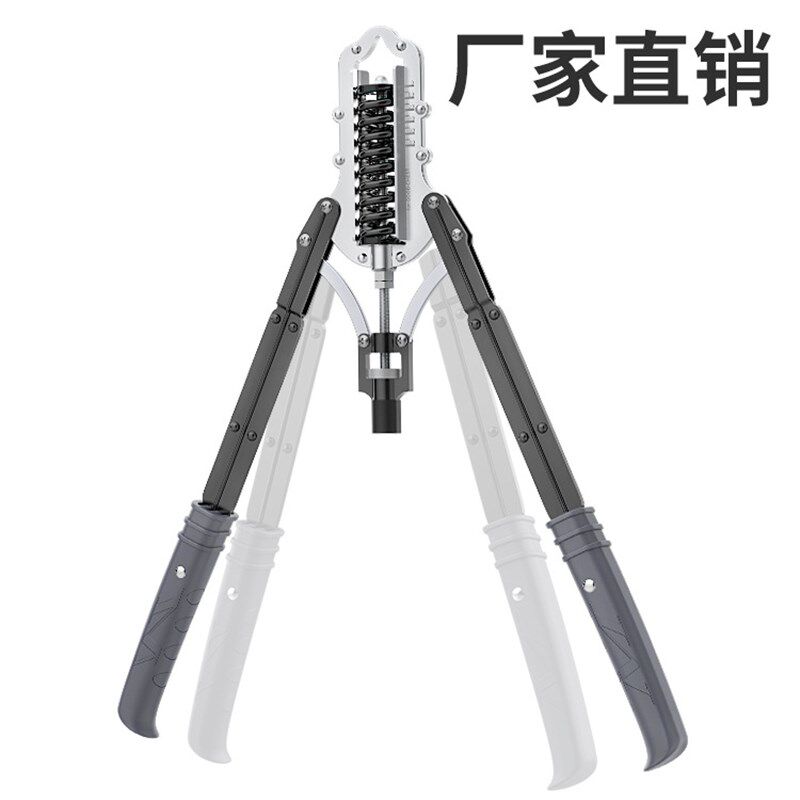 臂力器弹簧自由调节力度握力器款可调节健身器材握Y力棒8050
