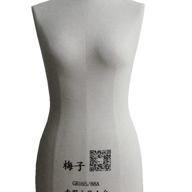 新款86 女半身服装模特道具 木每子立裁人台手臂包布标准模特