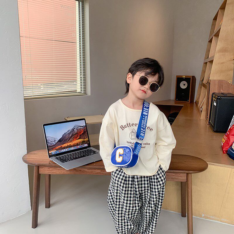 儿童包包潮酷洋气百搭时尚男童宝宝斜挎小包幼儿园小男孩单肩小包