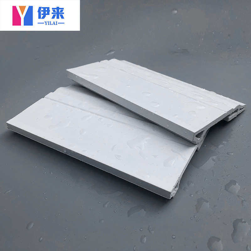 伊来 生态木踢脚线护墙板PVC塑料背景墙墙裙装饰石塑收边条实木