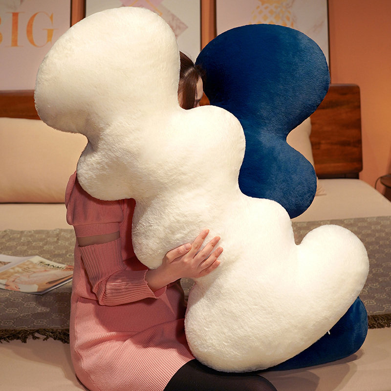 ins风波浪长条抱枕p可爱靠垫床头女生睡觉靠枕沙发客厅装饰少女心