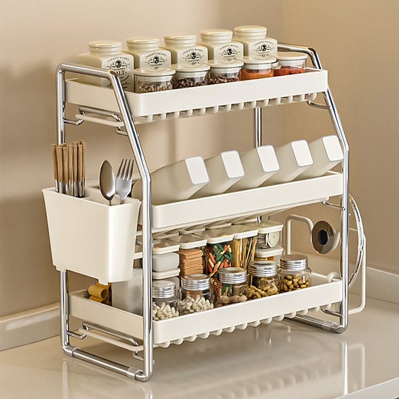 厨房调料品置物架筷子刀架台面多功能调味厨具用品油盐酱醋收纳架,厨房/烹饪用具,调料置物架,淘宝优惠券,粉丝福利购,淘宝优惠卷