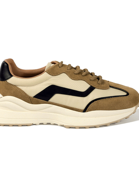 DG【1-31】复古拼色牛反绒女鞋HJ9839043