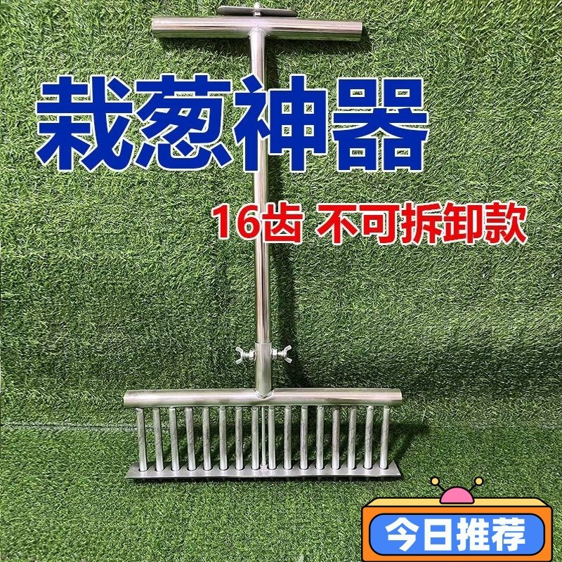 种葱神器栽葱栽苗器打眼s大葱叉子自动打孔工具洋葱种菜移栽移苗