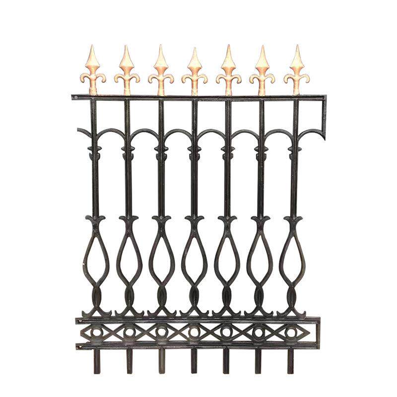 铸铁护栏铁艺围栏镀锌钢铝合金小区别墅透视围墙栅栏杆黑色