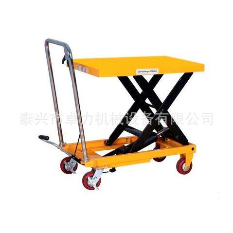 供应500公斤的手动平台车，模具平台车，液压平台车，手推平台车