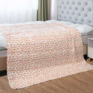 跨境重力毯现货月亮印花被外贸亚马逊加重毯纯棉毯子毯毛毯