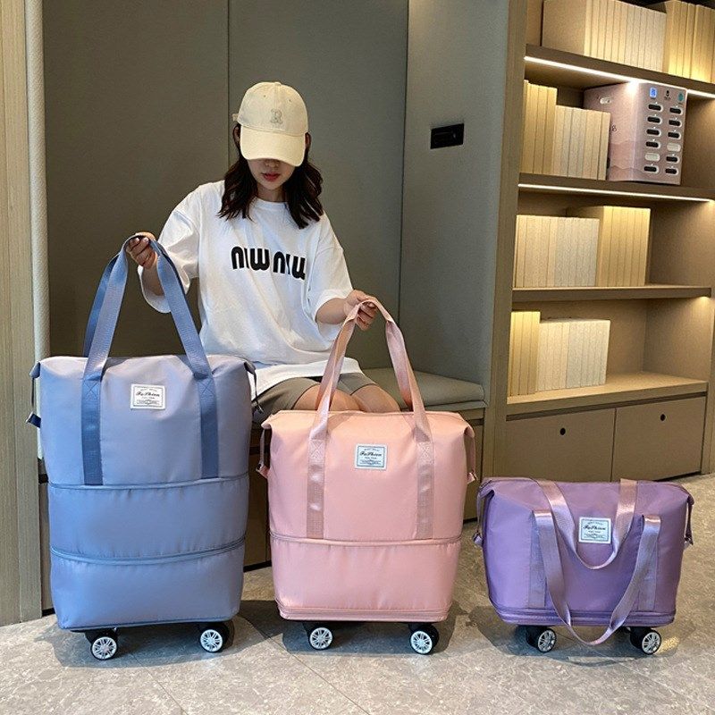 万向轮旅行包超大容量女短途可折叠便携行李包防水轻便待产收纳包,箱包皮具/热销女包/男包,旅行袋,淘宝优惠券,粉丝福利购,淘宝优惠卷