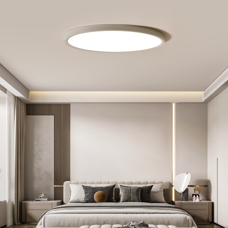 全光谱卧室吸顶灯家用书房护眼灯2024新款儿童房防蓝光学习用灯具