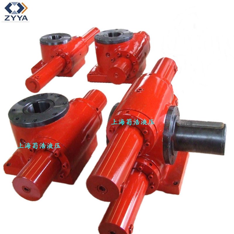 齿轮齿条油缸脚架式双齿条摆动液压缸大吨位液压旋转摆动油缸