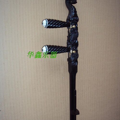 板胡杆子黑檀紫檀龙头秦腔板胡杆高音中音歌剧秦腔杆黑檀紫檀底座