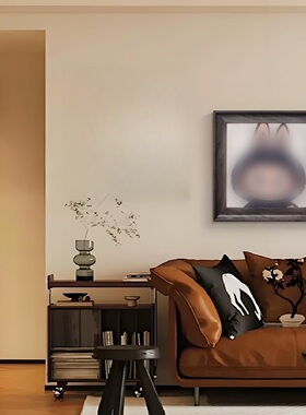 B-ALBU潮流卡通挂画客厅玄关墙装饰画可通壁画桌面艺术摆件3737