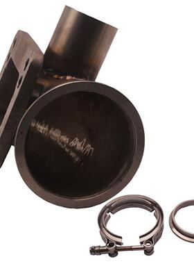 汽车配件 3“V带90度T3/T4涡轮弯管接头法兰铸造WG管（不锈钢）