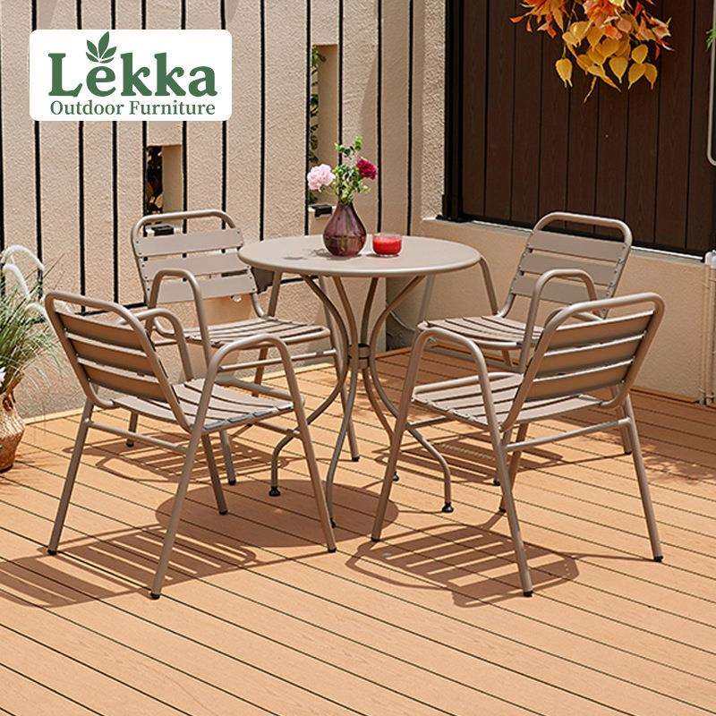 磊好佳工厂户外庭院桌椅全套露台家具室外餐桌椅阳台休闲桌椅