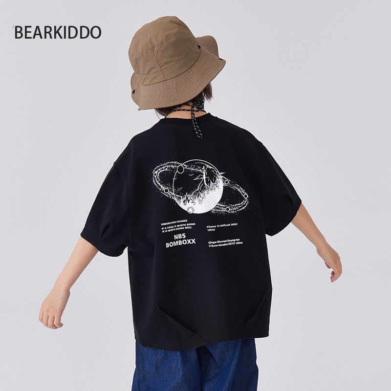 设计款潮版男童圆领T恤印花儿童爽滑夏季薄款短袖体恤夏装上衣潮,童装/婴儿装/亲子装,T恤,淘宝优惠券,粉丝福利购,淘宝优惠卷