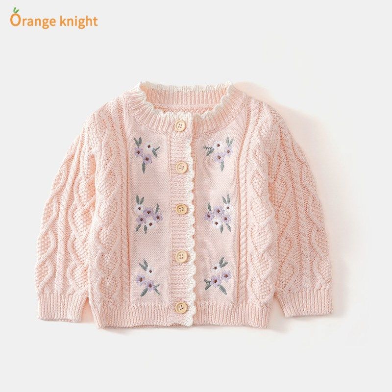 婴儿开衫春夏新生儿女宝宝针织毛衣薄款衣服外搭春装上衣绣花外套,童装/婴儿装/亲子装,普通外套,淘宝优惠券,粉丝福利购,淘宝优惠卷