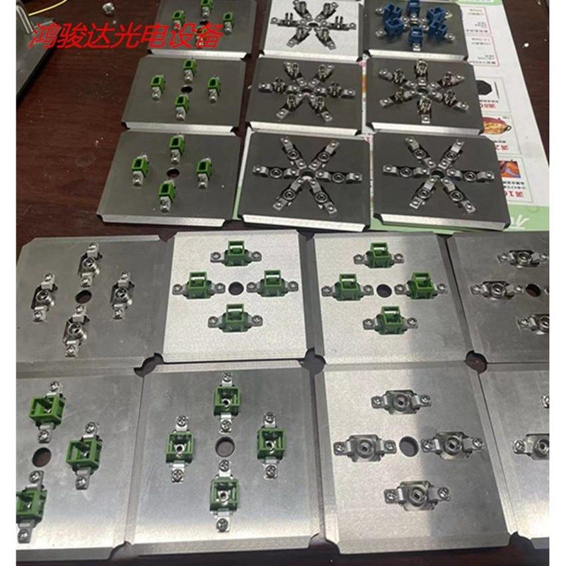 工程光纤研磨盘小四角研磨盘光纤跳线修复研磨全新待研磨