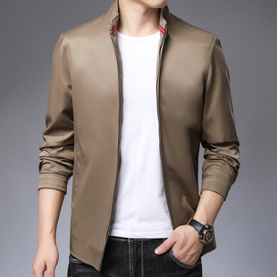 外套薄款 男装 春装 2020春秋季 休闲中老年爸爸装 中年男士 夹克衫 新款
