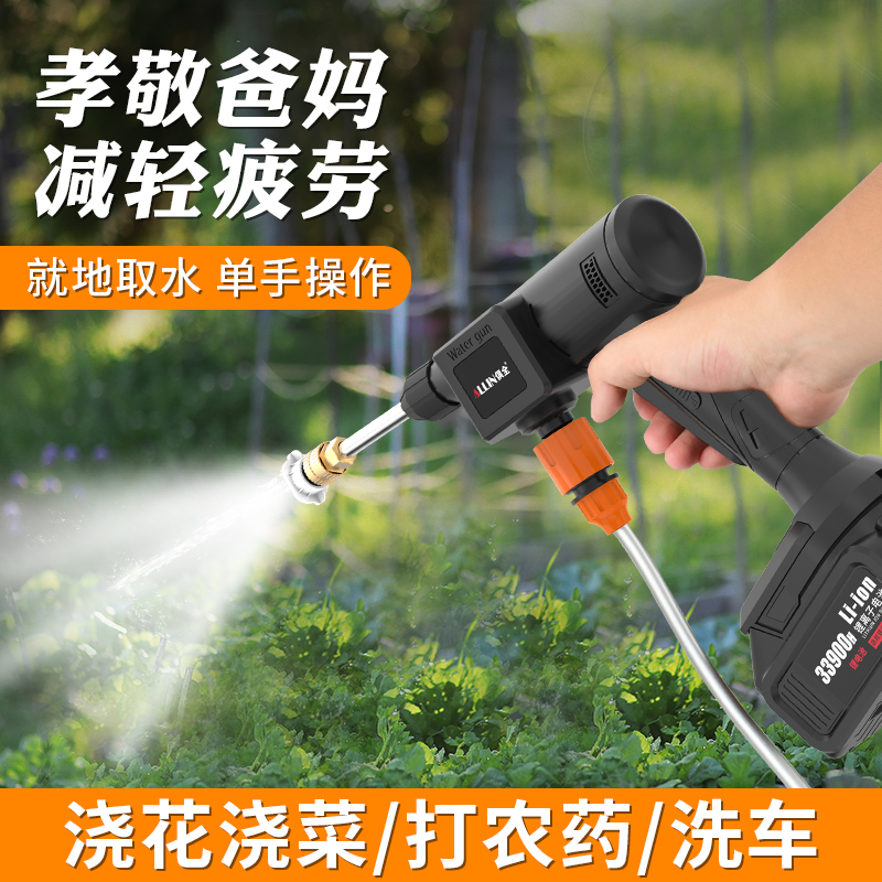 电动喷雾器打药机小型农用灌溉高压水枪消毒神器锂电池农药喷洒器