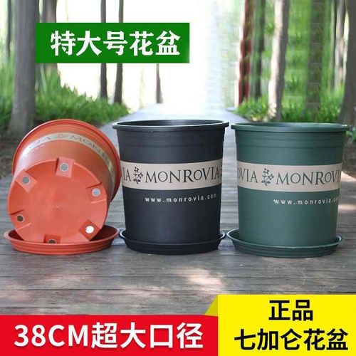5加仑花盆7加仑特大号加仑盆加厚塑料花盆树脂种树绿植果树大花盆