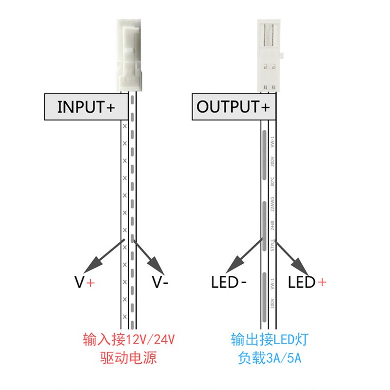 外置一体双门控感应开关方形门碰开关衣橱柜感应开关12V24V感应器