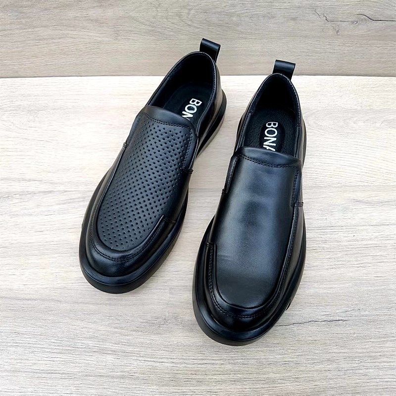 头层牛皮镂空休闲鞋打孔夏季透气一脚蹬平跟手工皮鞋男真皮凉鞋,流行男鞋,休闲皮鞋,淘宝优惠券,粉丝福利购,淘宝优惠卷