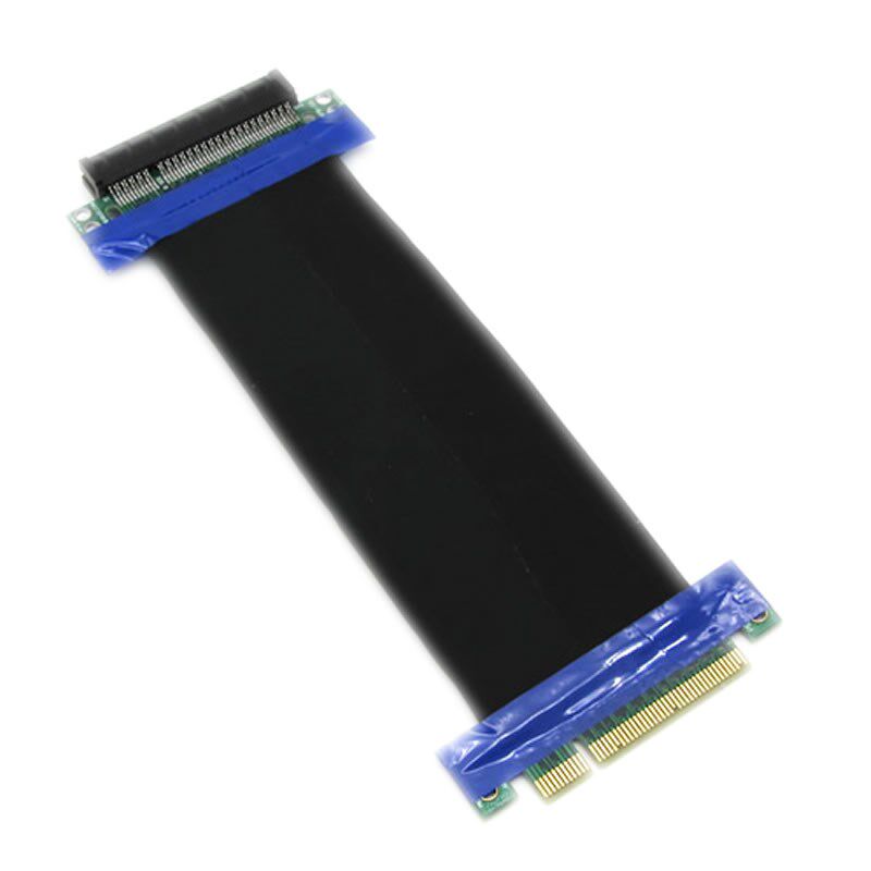 pci-8X延长线 双层屏蔽 98PIN台式PCIE 8x显卡转接线 PCI-E延长线