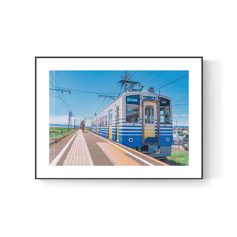 简约日韩艺术摄影海报装饰画街景挂画客厅卧室书房酒店客栈挂画