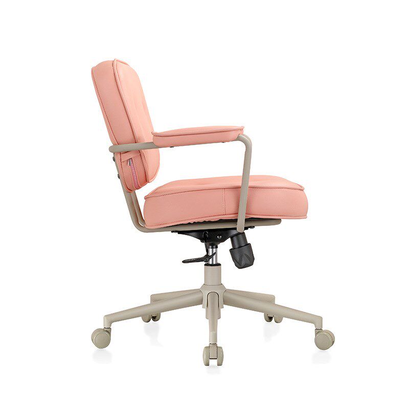 粉色女生卧室转椅 学生读书写字家居电脑椅升降旋转阿勒夫耶椅子