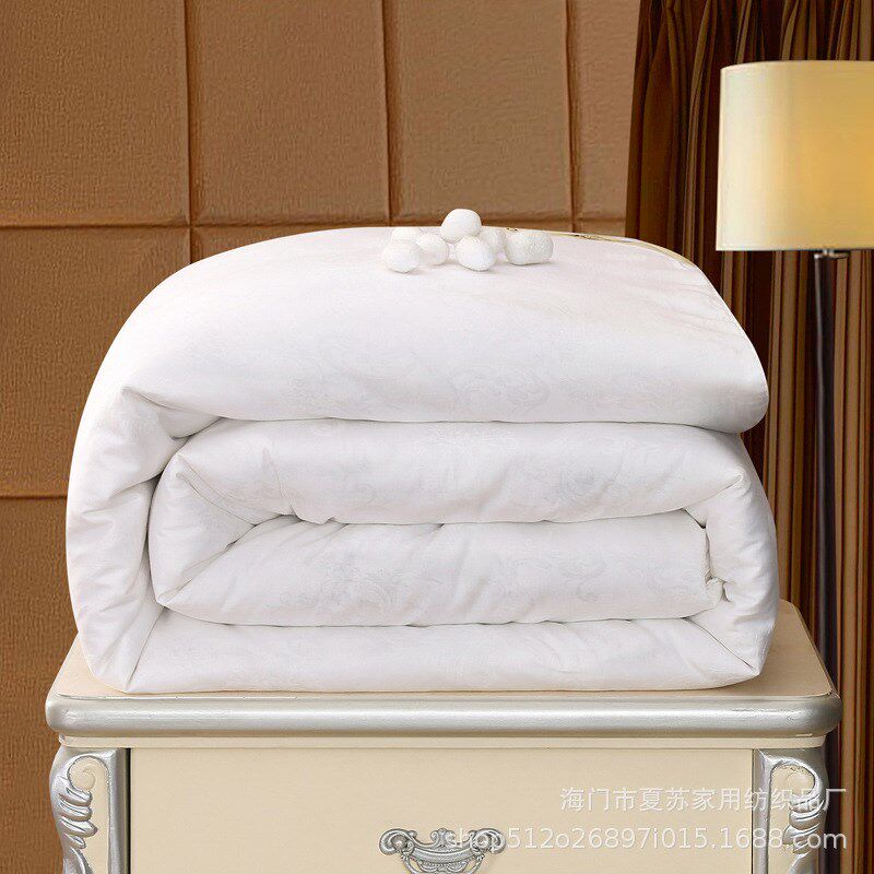 80s全棉蚕丝被100桑蚕丝礼品被子手工二合一子母被