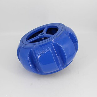 H71XT-16南瓜对夹式消声止回阀弹簧南瓜型逆止阀止回阀DN40-DN300