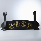 供应工艺玻璃泡酒瓶创意玻璃2斤毛笔进财工艺高硼硅玻璃酒瓶